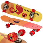 Drevený skateboard do 100 kg – plameniak